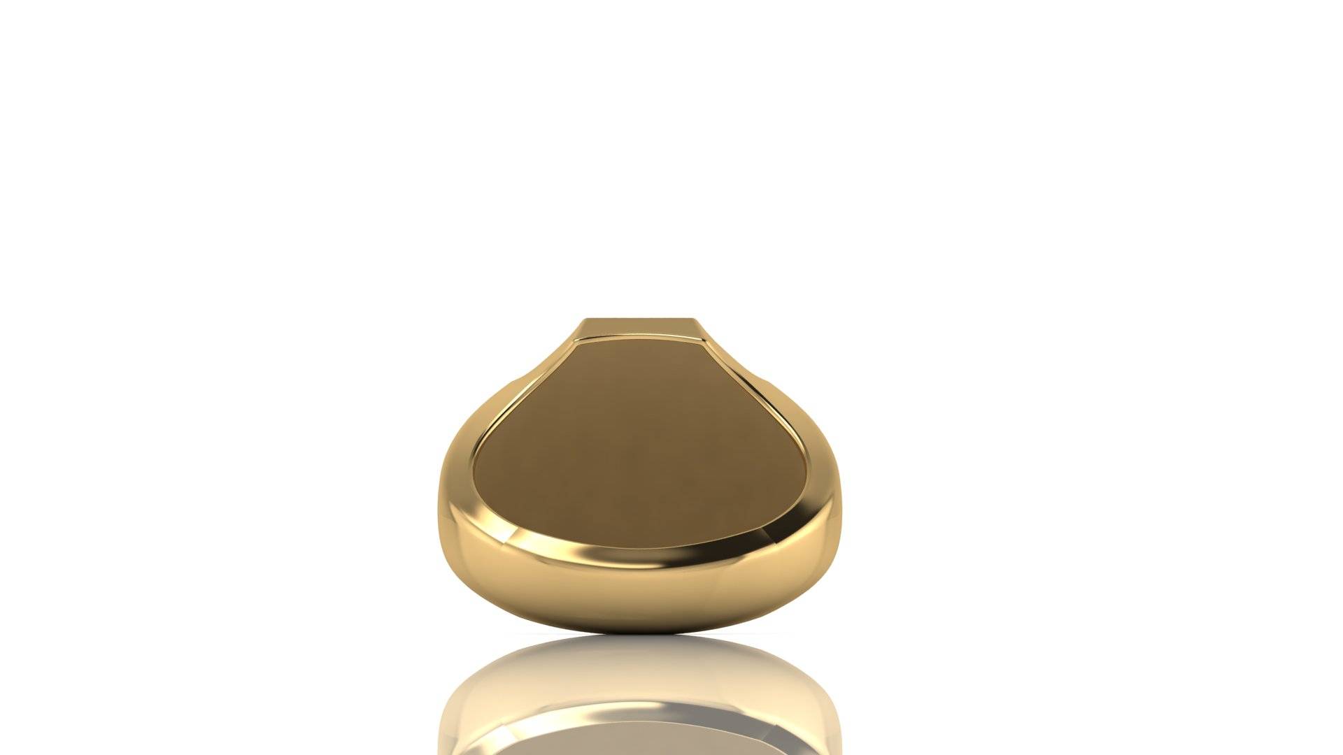 Crest Signet Ring Personalized