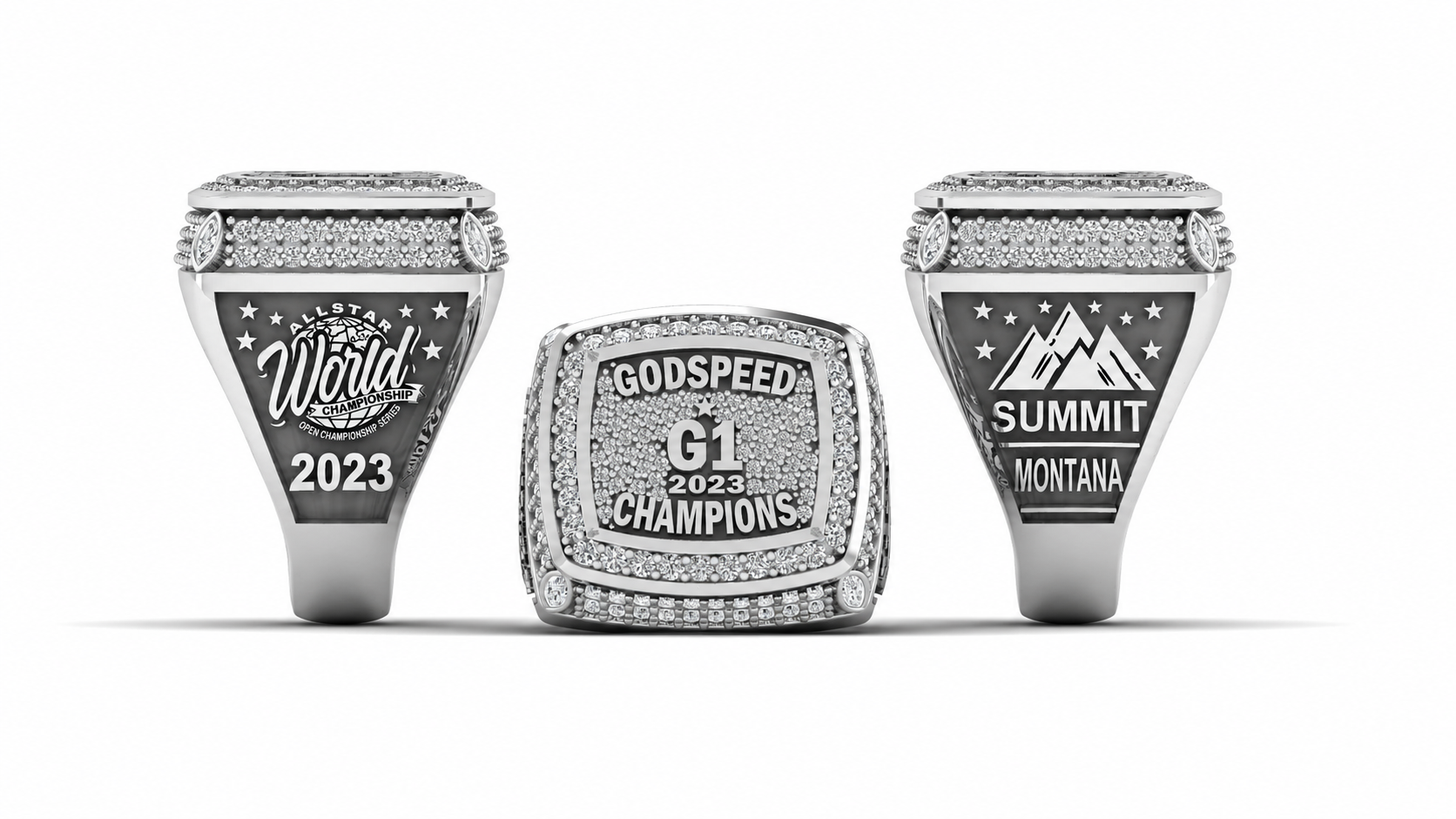 Custom Championship Ring Personalized Champion Ring Gold Silver