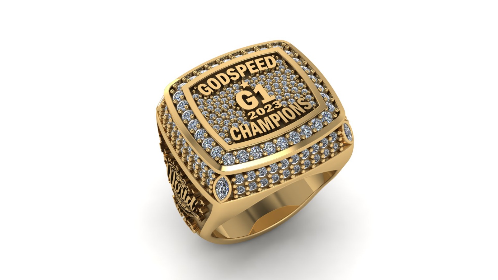 Custom Championship Ring Personalized Champion Ring Gold Silver