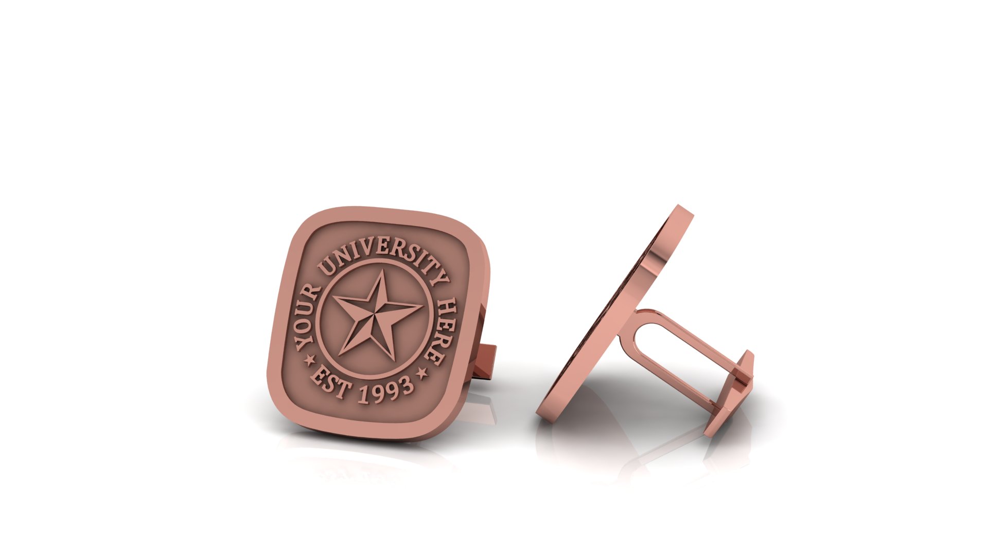 Custom University Class Cufflink• Personalized College Graduation Cufflink
