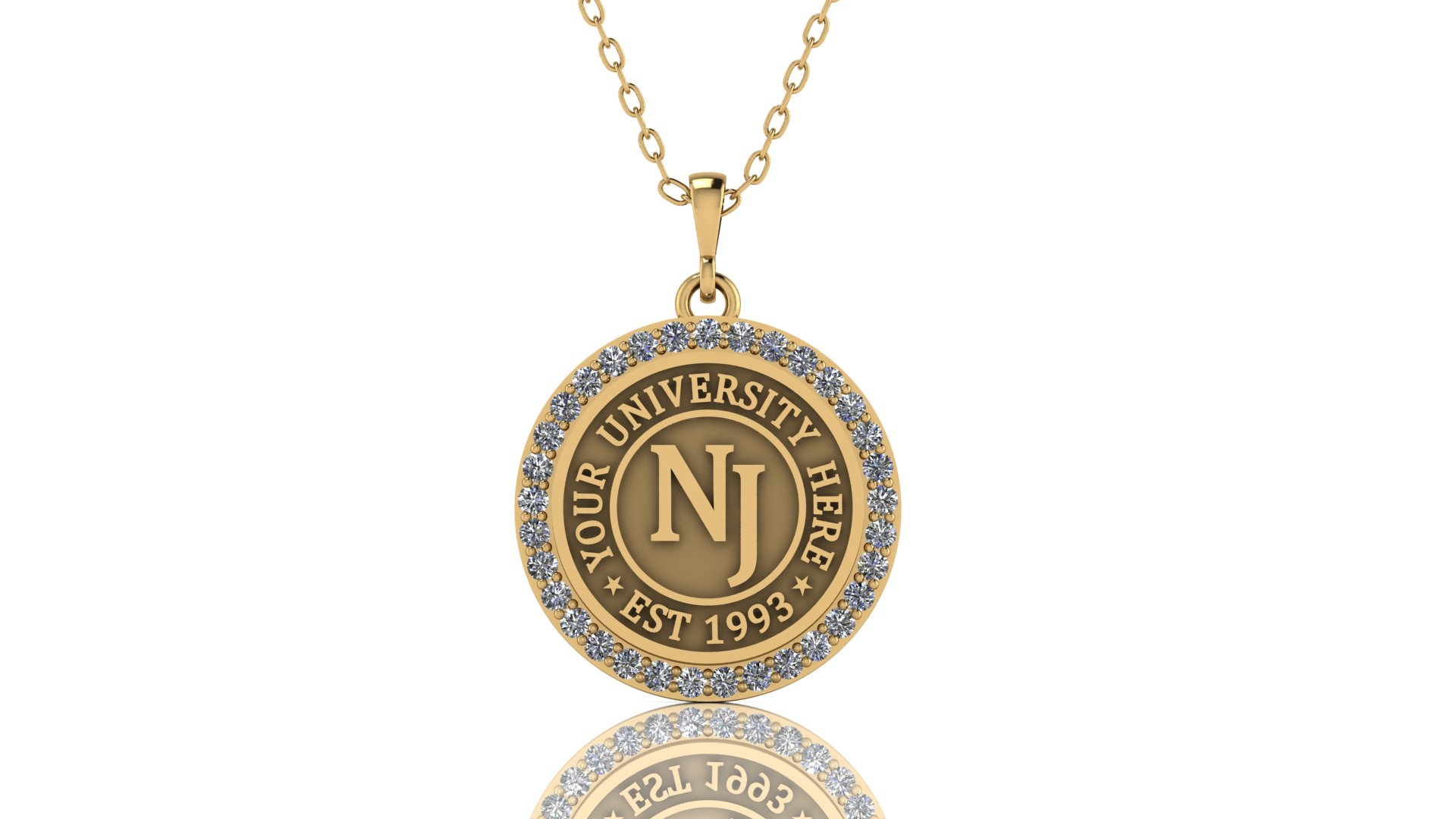 Elegant Gold and Silver College Necklaces