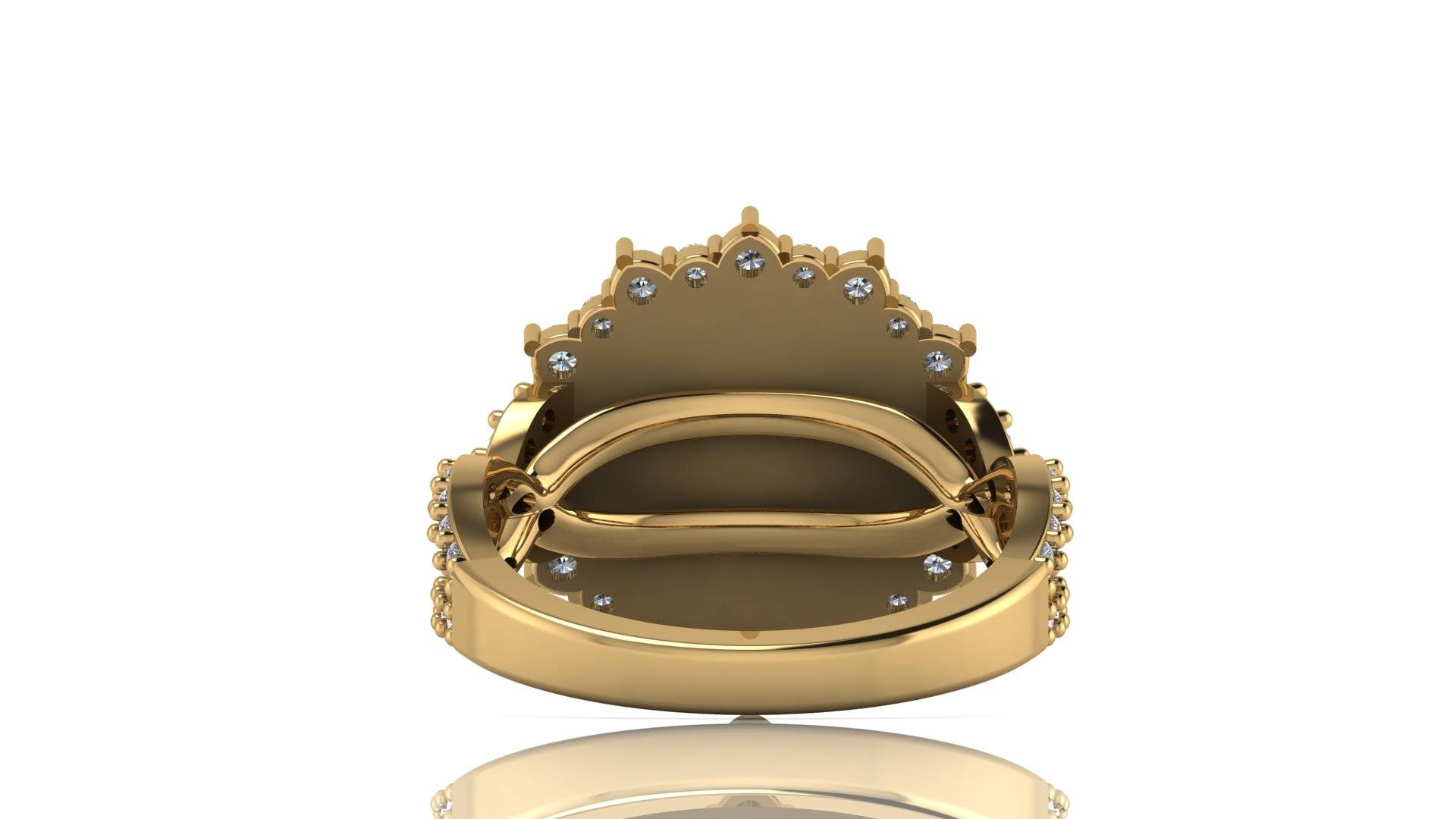 Gold & Silver Custom Graduation Ring