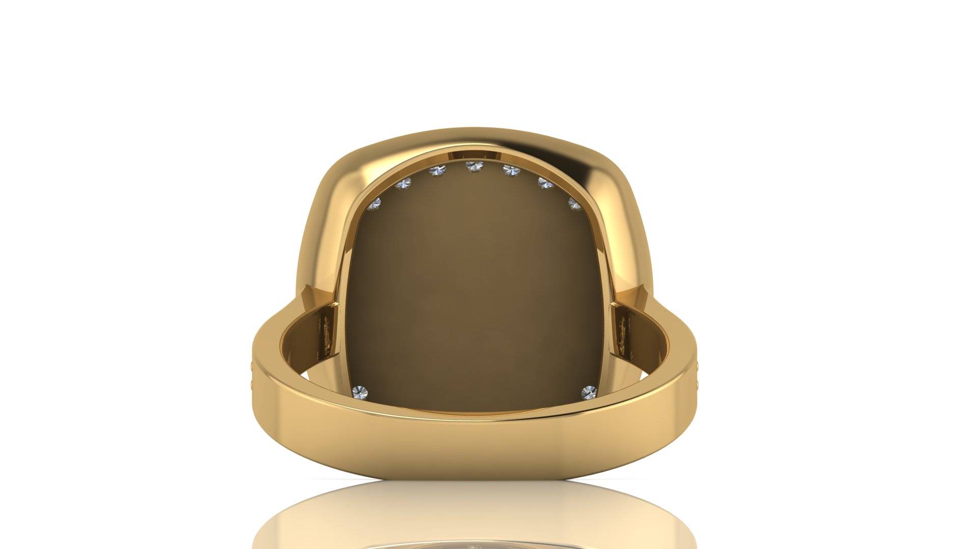 Personalized Gold & Silver College Ring