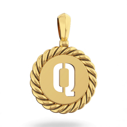 Personalized Monogram Necklace – Custom Initial Jewelry