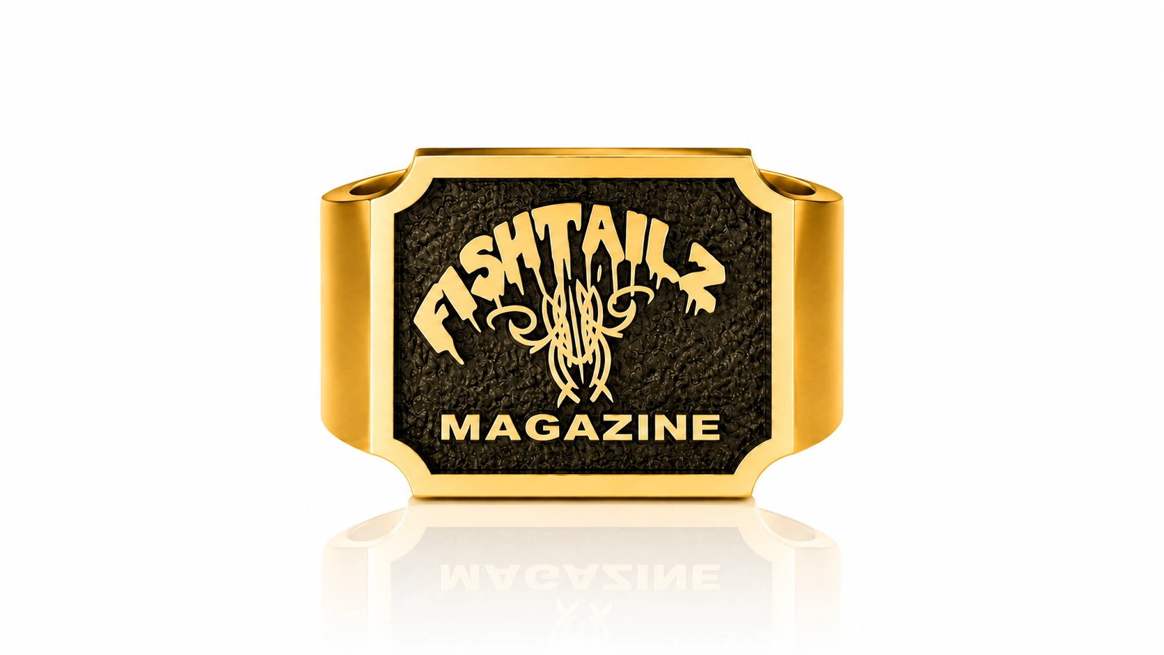 Personalized Motorcycle Club Ring-Custom Biker Signet Ring for Men