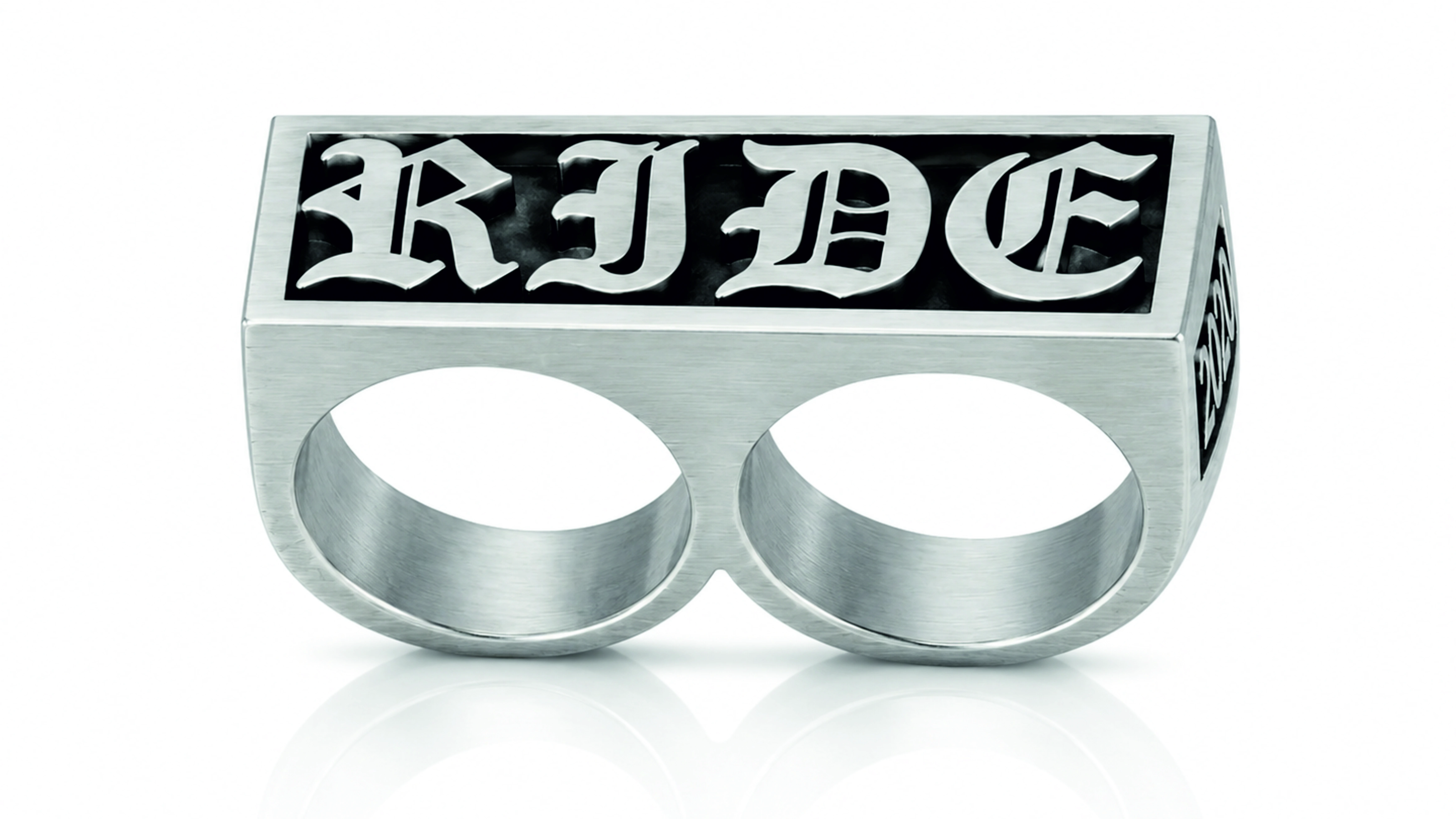 Personalized Motorcycle Club Ring-Custom Biker Signet Ring for Men