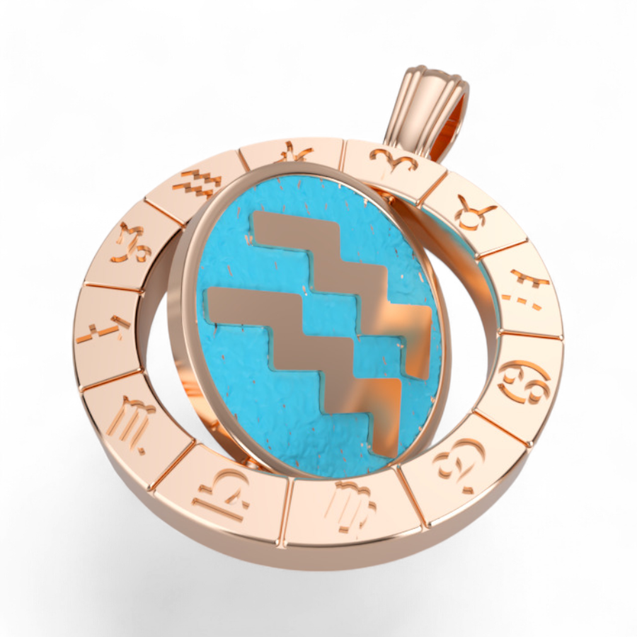 Personalized Zodiac Necklace – Custom Astrology Pendant