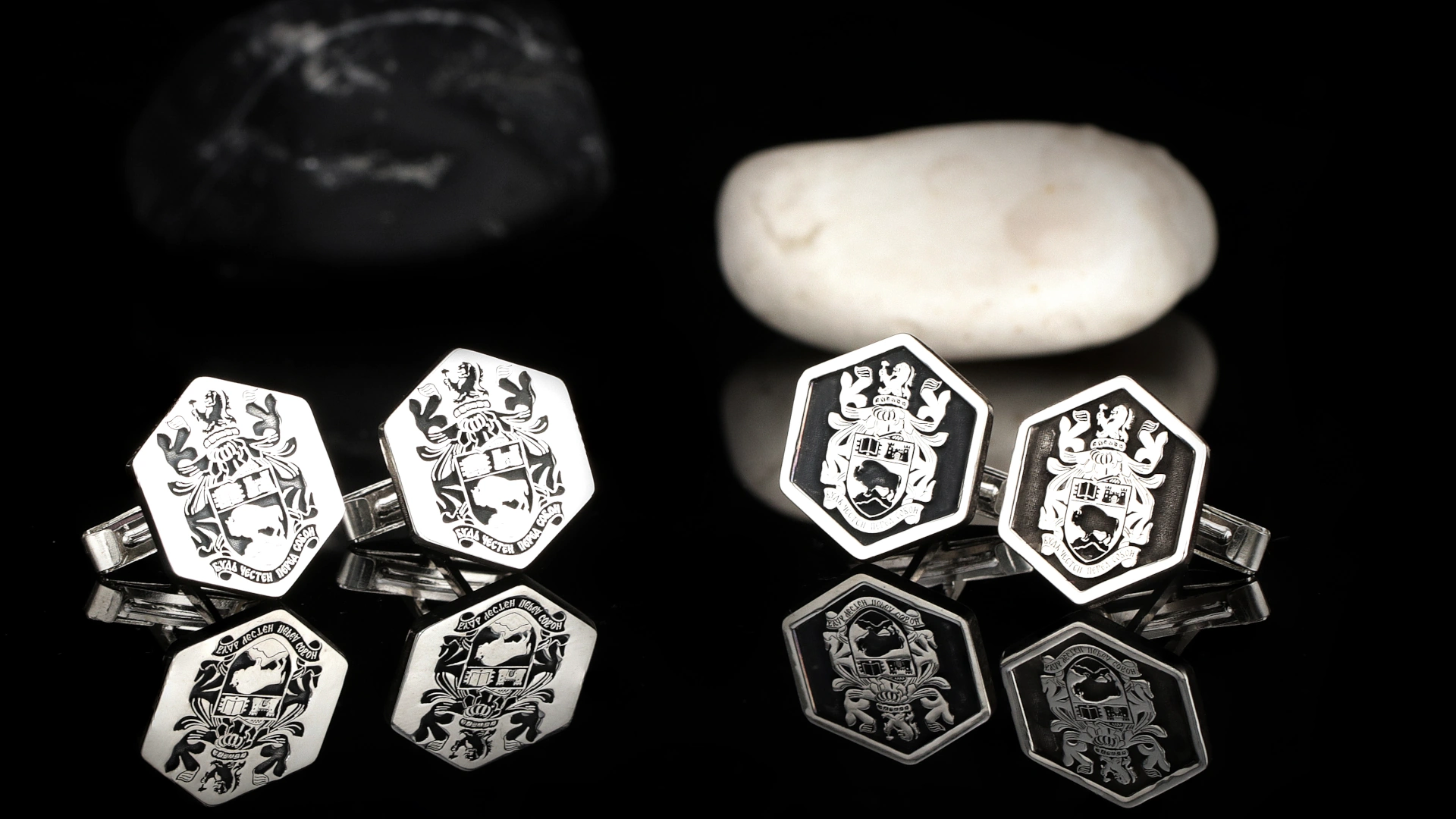 Silver or Gold-Personalized Jewelry-Custom Made Cufflink	Silver or Gold